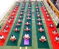 Yoga on high seas and difficult terrain