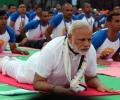 PHOTOS: Welcome to PM Modi's yoga class