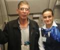 Flight attendant also took 'selfie' with hijacker