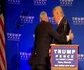 Trump rushed off stage after gun scare at campaign rally