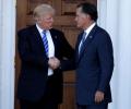 Arch-rivals Trump and Romney meet, discuss world affairs