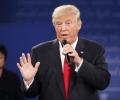 Trump introduces women 'raped by Bill Clinton' to press before debate