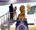 PHOTOS: PM Modi pays tribute to Ambedkar at Deekshabhoomi