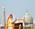 In I-Day speech, PM Modi says bullets or abuses won't help resolve Kashmir