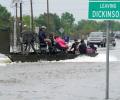 Texas gets its boats out as streets turn into raging rivers