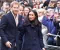 Prince Harry and Meghan step out for first joint royal event