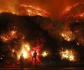 'It burns and it keeps burning': Wildfires blaze across California