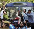 ABVP, AISA clash at DU College; many, including cops, injured