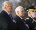 PHOTOS: Trump lays wreath at Arlington National Cemetery