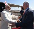 A flower called Modi, Holocaust memorial: PM takes it all in on Day 1