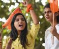 At DU march, ABVP vows to protect varsity's 'nationalist' ethos