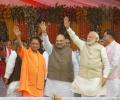 Yogi pats himself for UP's complete transformation, Opposition says it's all gas