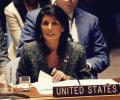 Haley defends Trump travel ban, says it is meant to keep the country safe