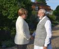 'Good interaction': PM Modi after meeting with Germany's Merkel