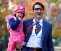 Is it a bird, is it a plane? It's 'super' Trudeau!