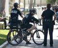 Texas university cop shot dead, student held