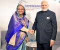 PM Modi holds bilateral talks with Hasina, others on CHOGM sidelines