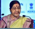 In China Sushma targets Pak, asks to identify states supporting terror