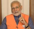 Congress spreading lies, dividing society: Modi to K'taka BJP workers