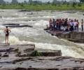 45 people stranded at waterfall in MP rescued, 8 missing