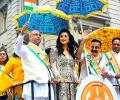 Kamal, Shruti, Viv add star power to New York's India Day parade