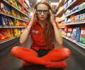 Inside the supermarket full of items you can't really eat