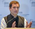 RSS like Muslim Brotherhood, says Rahul in UK; BJP hits back