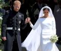 Lace, diamond treat as Meghan's wedding gown goes on display