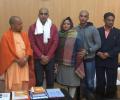 3 days after Bulandshahr cop's killing, Yogi meets his family