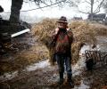 French farmer finds happiness in life without machines