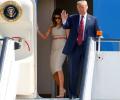 Trump arrives in London on maiden visit to UK