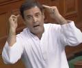 Rahul launches 'jumla strike' on BJP during no-trust motion debate