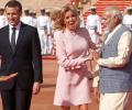 Bonjour Macron! French president's day out in New Delhi