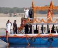 Shehnai tunes and a boat ride: Macron with Modi in Varanasi