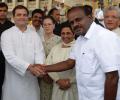 Kumaraswamy allocates portfolios, retains finance