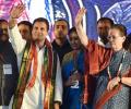 In 1st visit to Telangana after state formation, Sonia takes on KCR