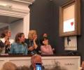 Banksy painting 'shreds itself' after being sold for $1.4 million