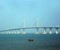 Spectacular photos of the world's longest sea bridge