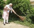 PHOTOS: Netas pick up broom for swachhata campaign