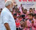 On 68th birthday, Modi gives pep talk to young school children in Varanasi