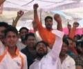 Dadri accused spotted in front row of Adityanath rally