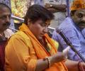 Sadhvi Pragya breaks down recalling 'torture' in custody