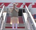 Modi embarks for UAE from Paris