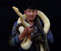 The firefighter who catches snakes with his bare hands