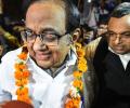 After 105 days, Chidambaram walks out of Tihar