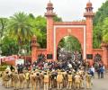 21 held after clashes between AMU students, police