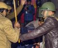 Protests turn violent in Delhi; cars torched