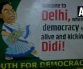 'Don't bring your dadagiri': Posters 'welcome' Mamata to Delhi