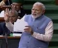 In his final address to 16th LS, Modi mocks Rahul over Rafale, hug