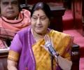 Rafale controversy is in your mind: Swaraj to Congress